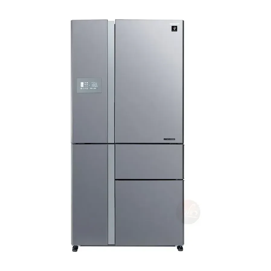 מקרר 5 דלתות שארפ Sharp SJ-9630BS 668 ליטר No Frost עם תא גמיש - נירוסטה